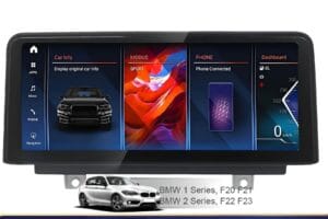 BMW 1 Series (F20/F21) 2 Series (F22/F23) Android Bilstereo multimedia, Apple CarPlay