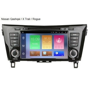 Nissan Qashqai, Nissan X-Trail, Nissan Rogue Android bilstereo multimedia GPS eftermontera bilradio Apple CarPlay