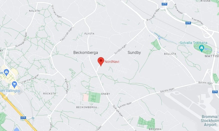 NordNavi karta